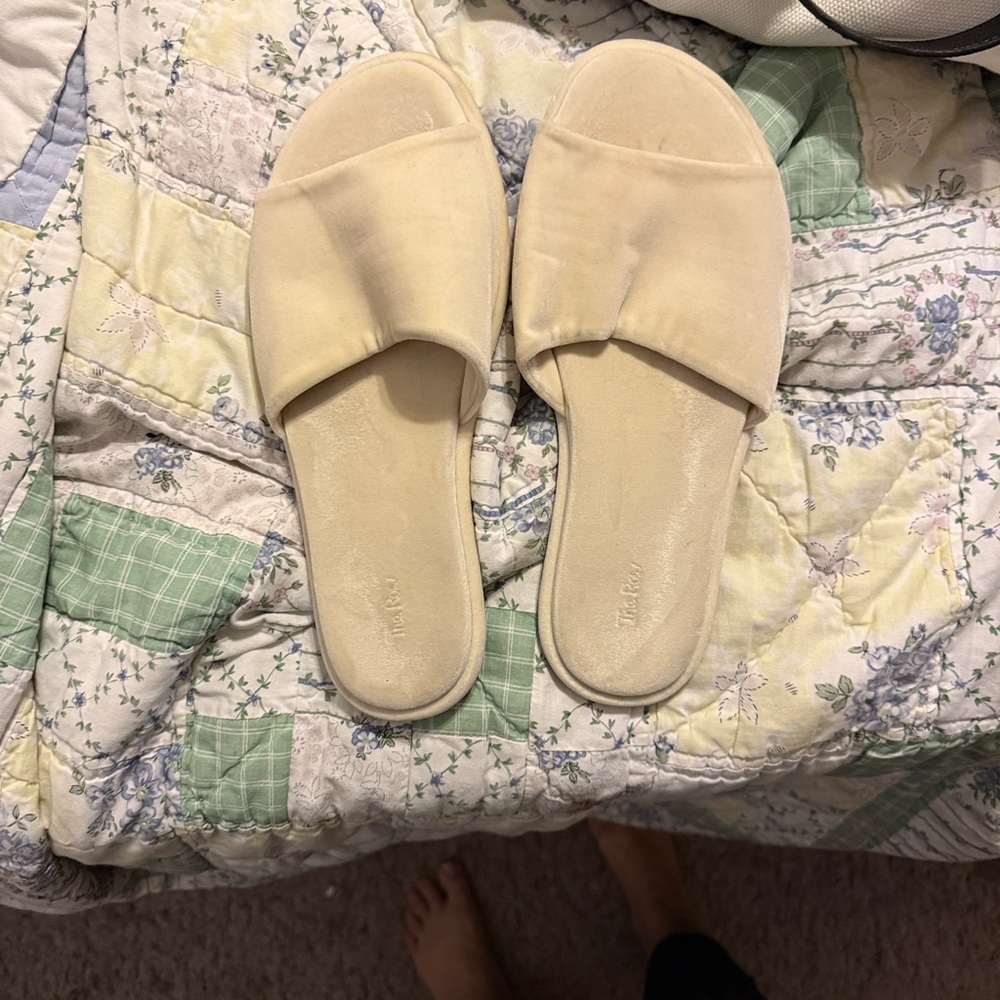 Target Women's Tan Slide Slippers